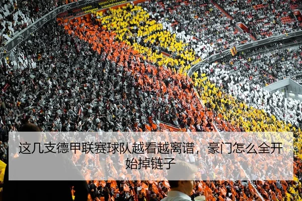 这几支德甲联赛球队越看越离谱，豪门怎么全开始掉链子